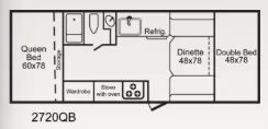 TrailManor 2720 Series 2720 SERIES 2720QB floor plan