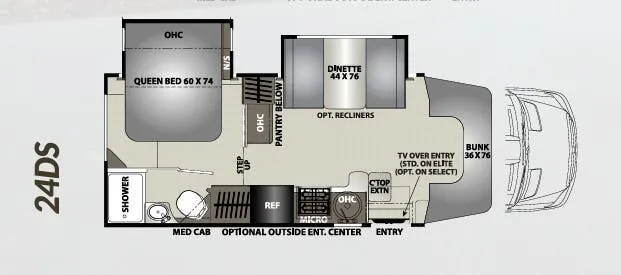 Coachmen Prism Elite 24DS floor plan