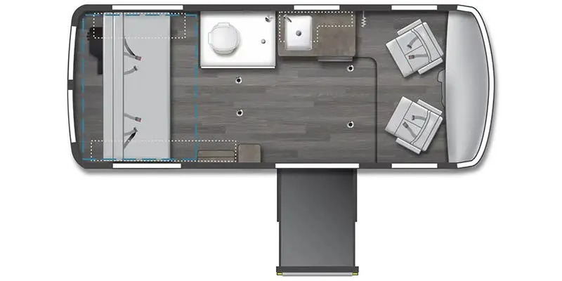 Winnebago Roam U59RAC floor plan
