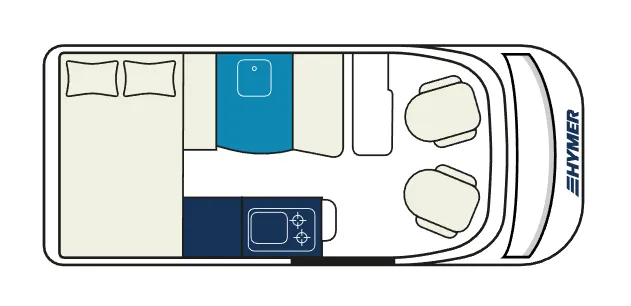 Hymer Fiat GRAND CANYON floor plan