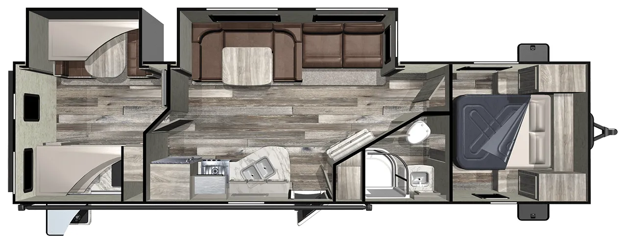 2019 Starcraft Super Lite 311BH - Floor plan