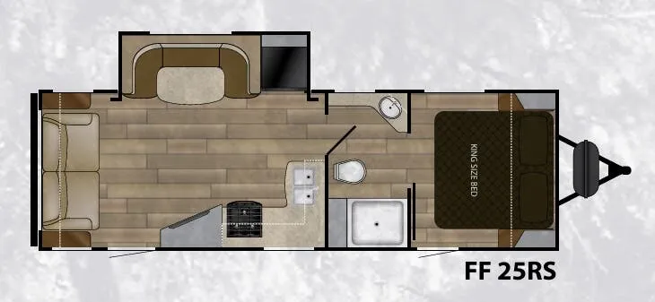Cruiser RV Fun Finder Xtreme Lite 25RS floor plan