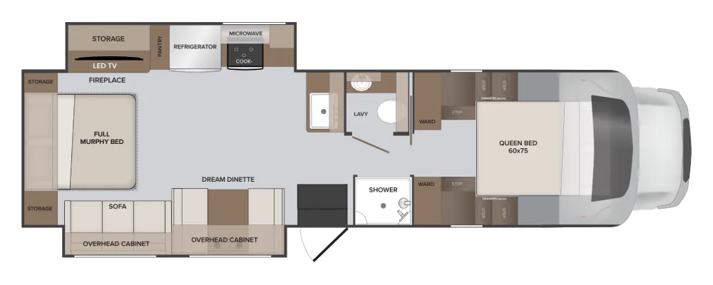Holiday Rambler Incline FS600D 36FW floor plan