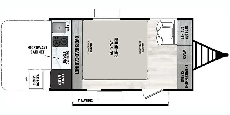 2025 Coachmen Clipper ROK 13000ROK floor plan