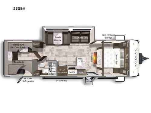 2024 Dutchmen Kodiak SE 28SBH - Photo 3