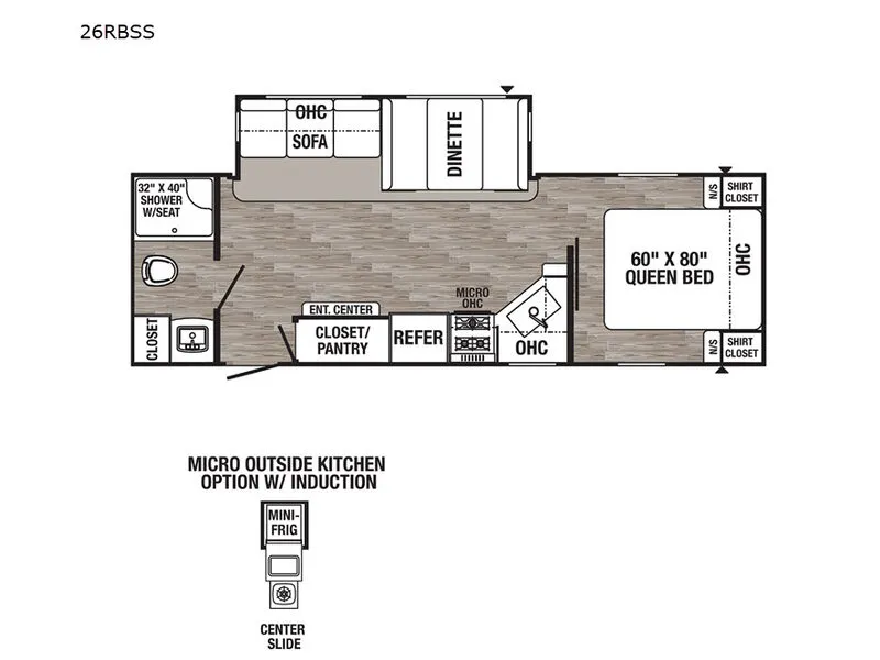 2020 Forest River Puma 26RBSS - Floor plan