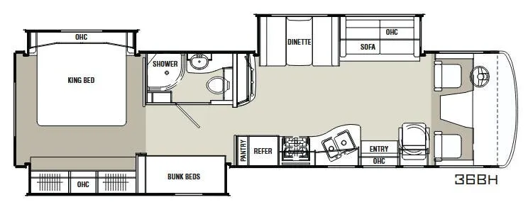 Coachmen Encounter 36BH floor plan
