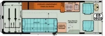 Sportsmobile Express 162S floor plan
