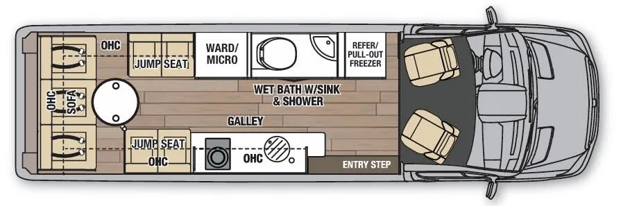 Coachmen Galleria 24FL floor plan
