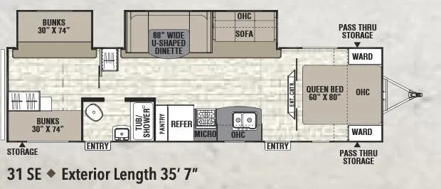 Coachmen Freedom Express Select 31SE exterior