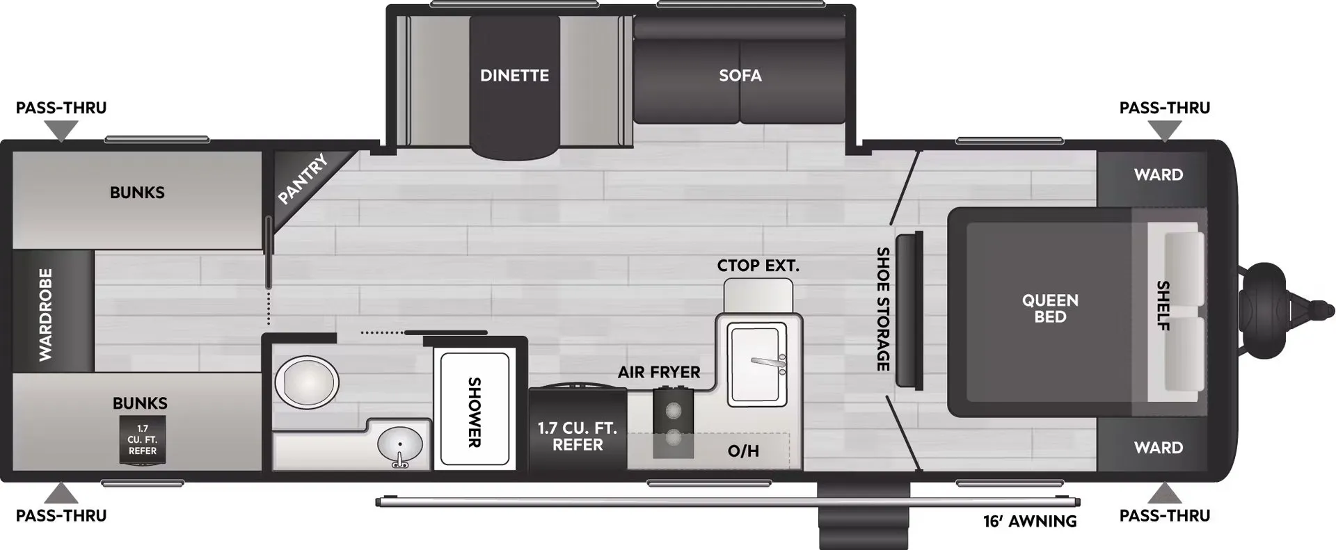 2026 Keystone Coleman 27B - Floor plan