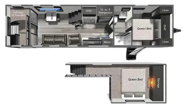 Dutchmen Aspen Trail Loft 360THLOFT floor plan