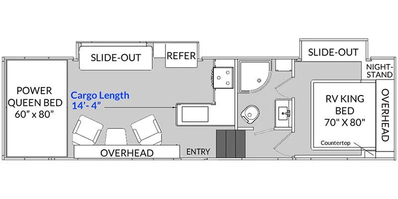 Genesis Supreme Rage'n RIKS 2814RIKS floor plan