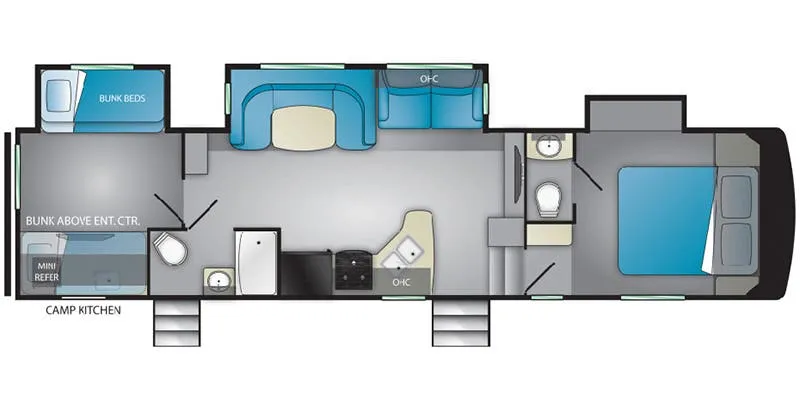 Heartland Pioneer PI 327 floor plan