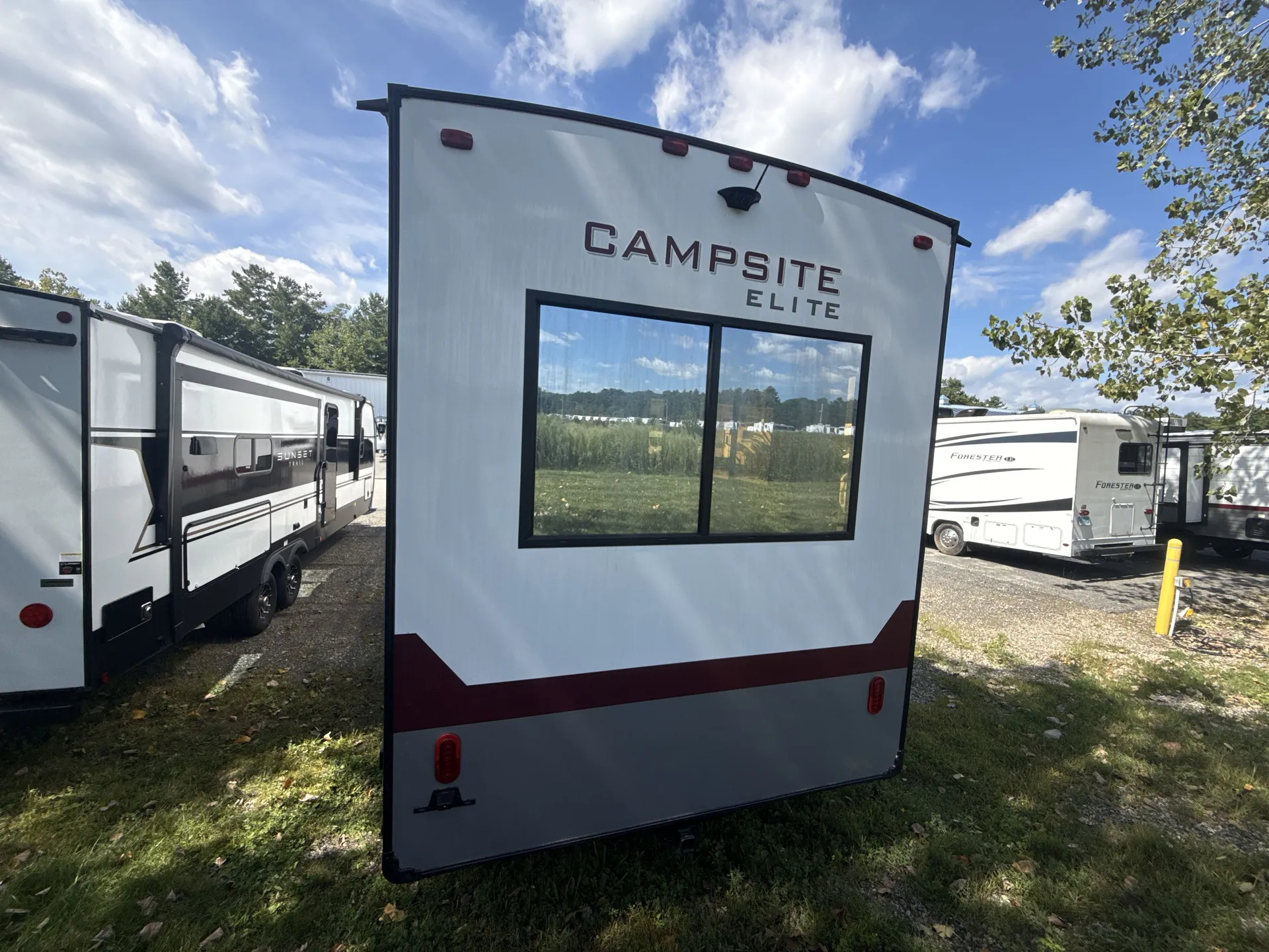 2027 Forest River Campsite Elite 36RF — backside