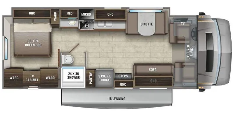 Entegra Coach Esteem 30X floor plan