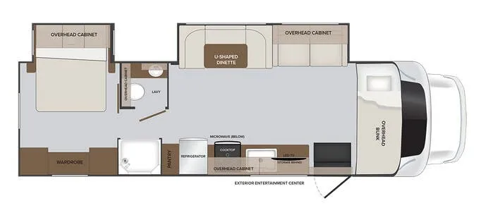 2026 Holiday Rambler Incline 29H floor plan