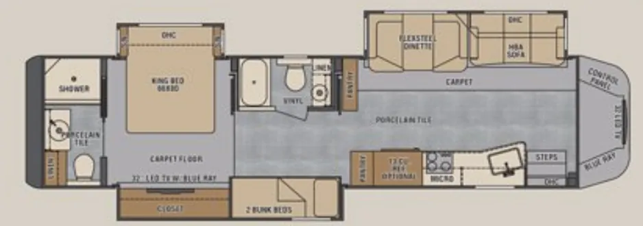 Renegade RV XL X45BB floor plan