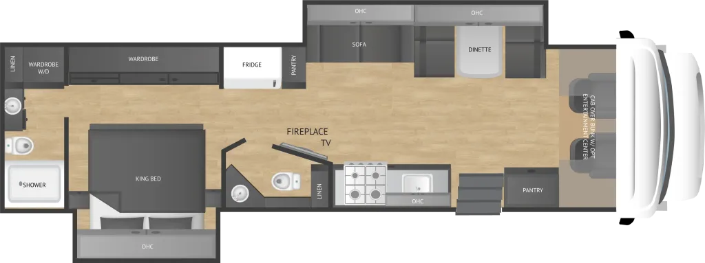 2027 NeXus RV Wraith 37F floor plan