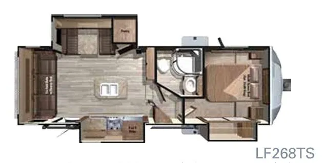 Highland Ridge Open Range Light LF268TS floor plan