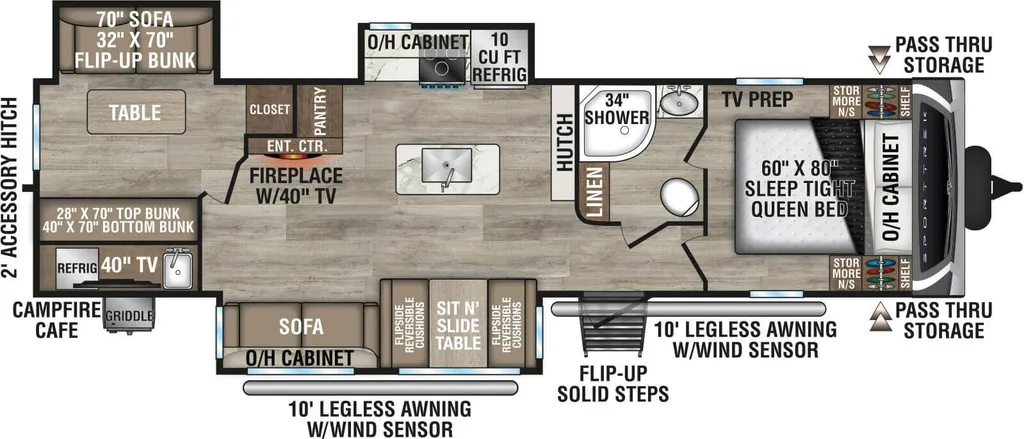 2026 Venture RV SportTrek ST327VIK floor plan