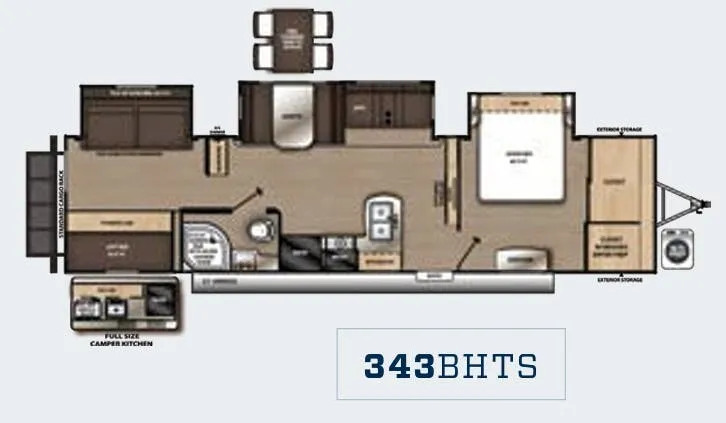Coachmen Catalina Legacy Edition 343BHTS floor plan
