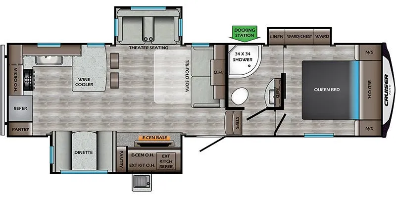 CrossRoads Cruiser Aire CR29RK floor plan