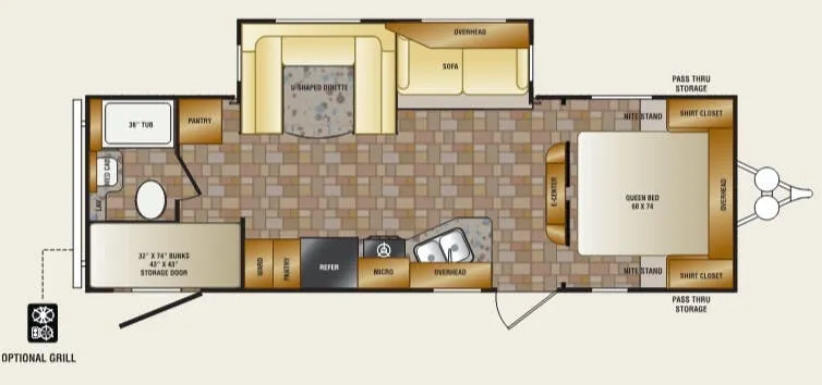 CrossRoads Zinger ZT26BL floor plan