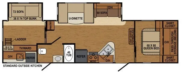 Augusta RV Flex 32BHK floor plan