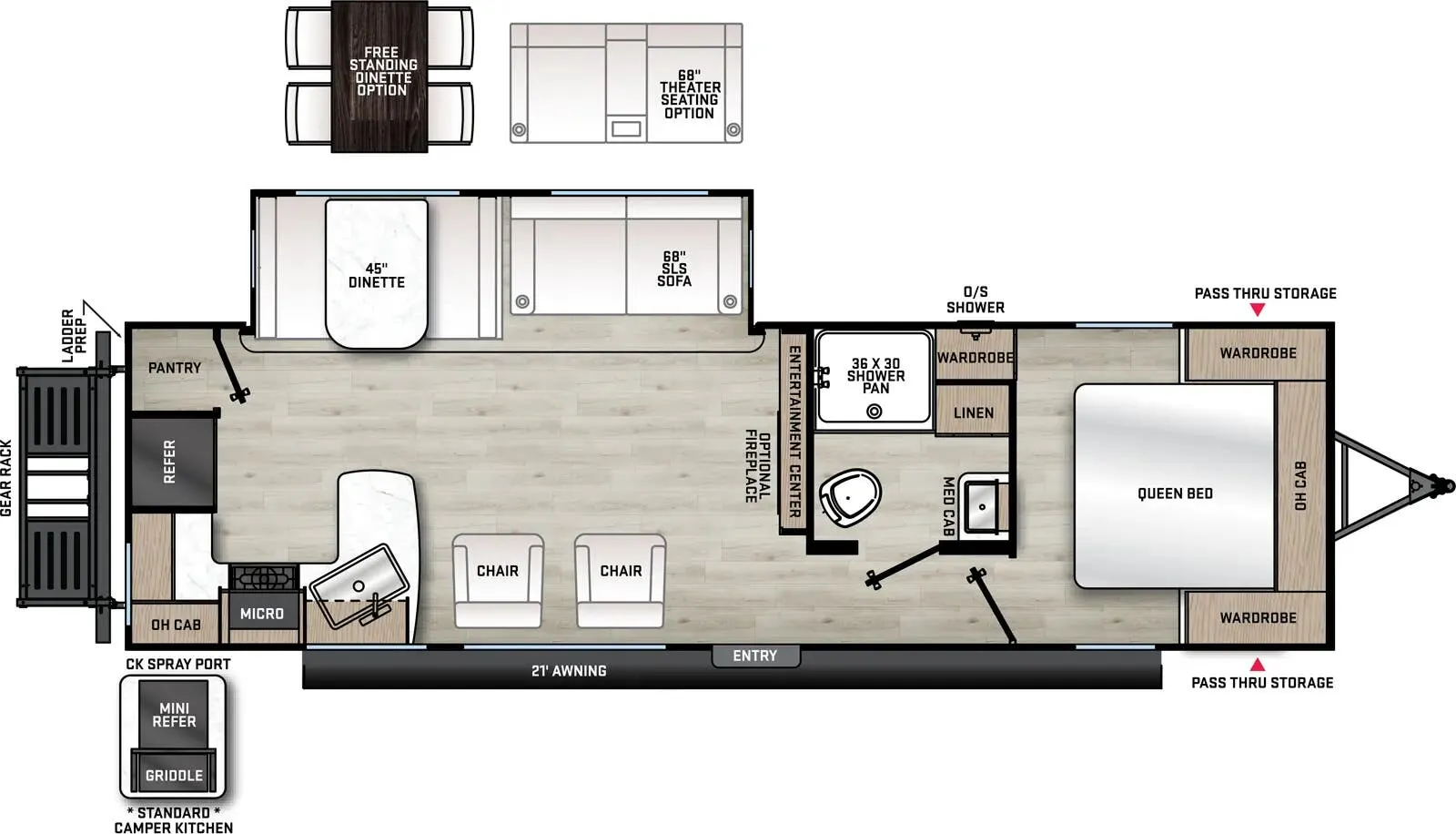 Coachmen Catalina Legacy Edition 283RKS floor plan