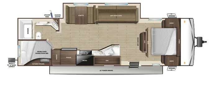 2024 Starcraft Autumn Ridge 26BHS - Floor plan