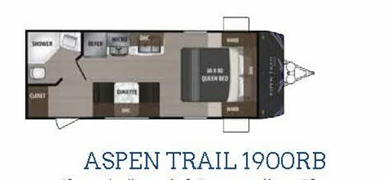 Dutchmen Aspen Trail 1900RB floor plan