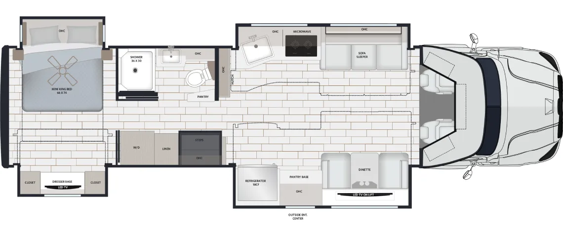 Renegade RV Explorer 38EMB floor plan