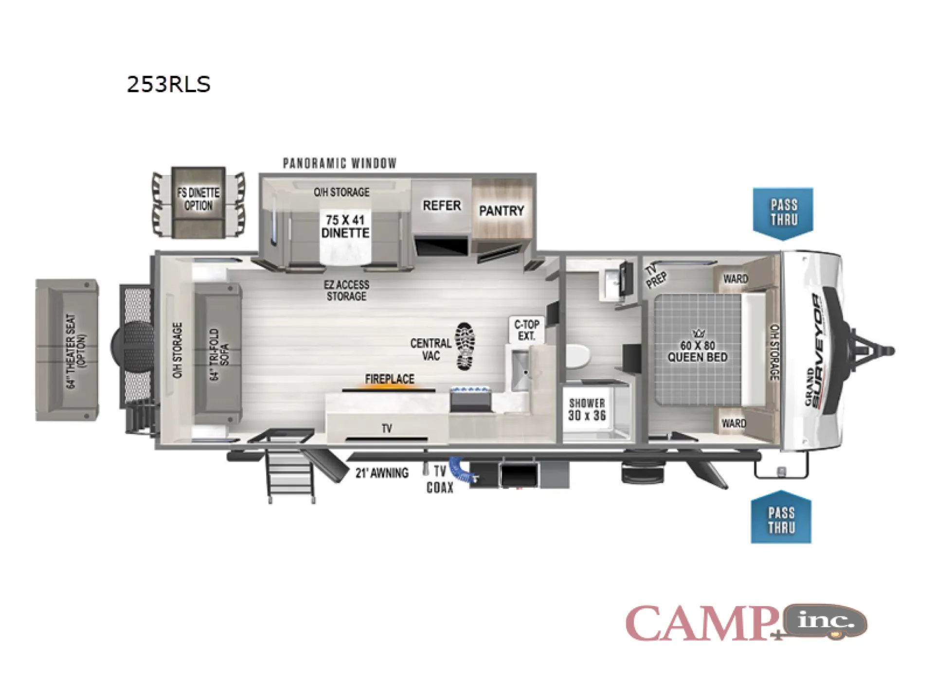 2024 Forest River Grand Surveyor 253RLS - Photo 3