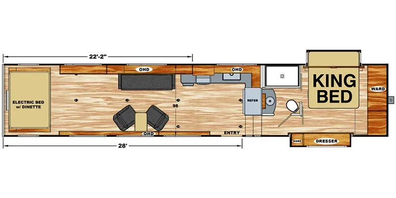 Eclipse Iconic 4028CL floor plan