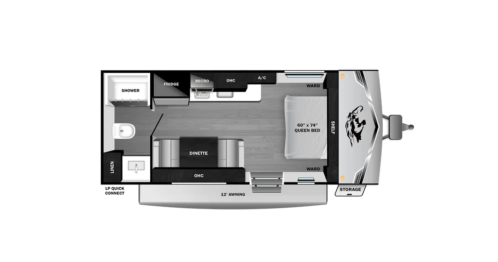2027 Open Range Open Range Colt 18QB floor plan