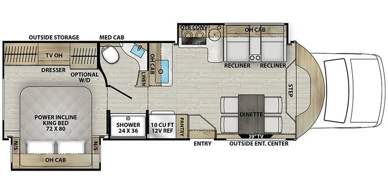 2026 Coachmen Concord 321DS floor plan