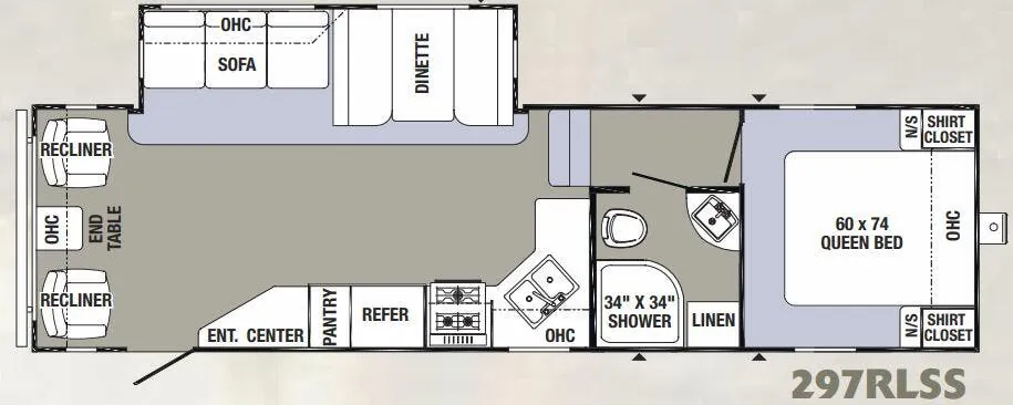 Palomino Puma 297RLSS floor plan