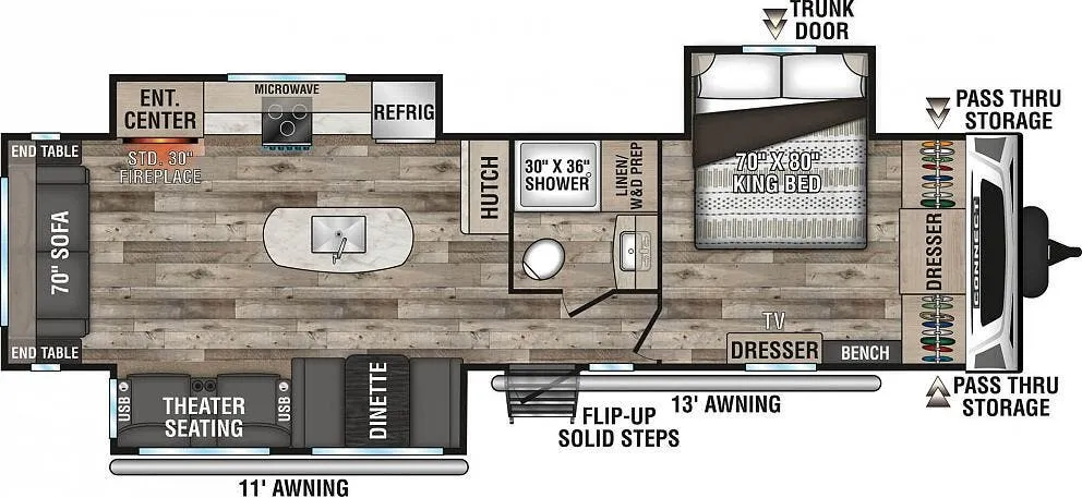 K-Z Connect C313MK floor plan