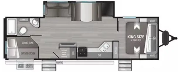 2021 Heartland Mpg Ultra Lite 2860BH floor plan