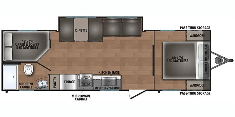 2025 Coachmen Northern Spirit DLX 5260DB - Floor plan