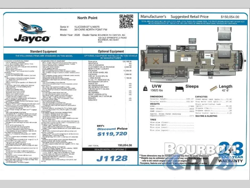 2026 Jayco North Point 381CKRE - Photo 3