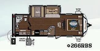 Keystone Sprinter 266RBS floor plan