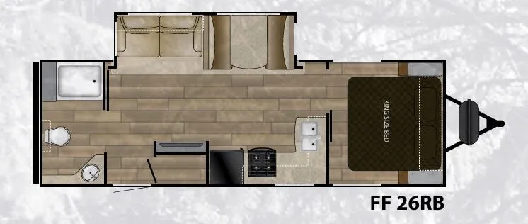Cruiser RV Fun Finder Xtreme Lite 26RB floor plan