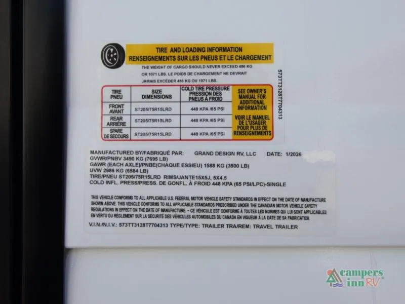 2026 Grand Design Transcend Xplor 245RL - Photo 3