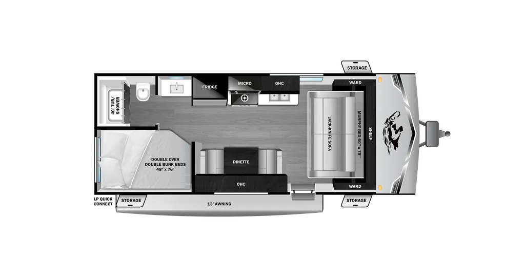 2026 Open Range COLT 20DB floor plan