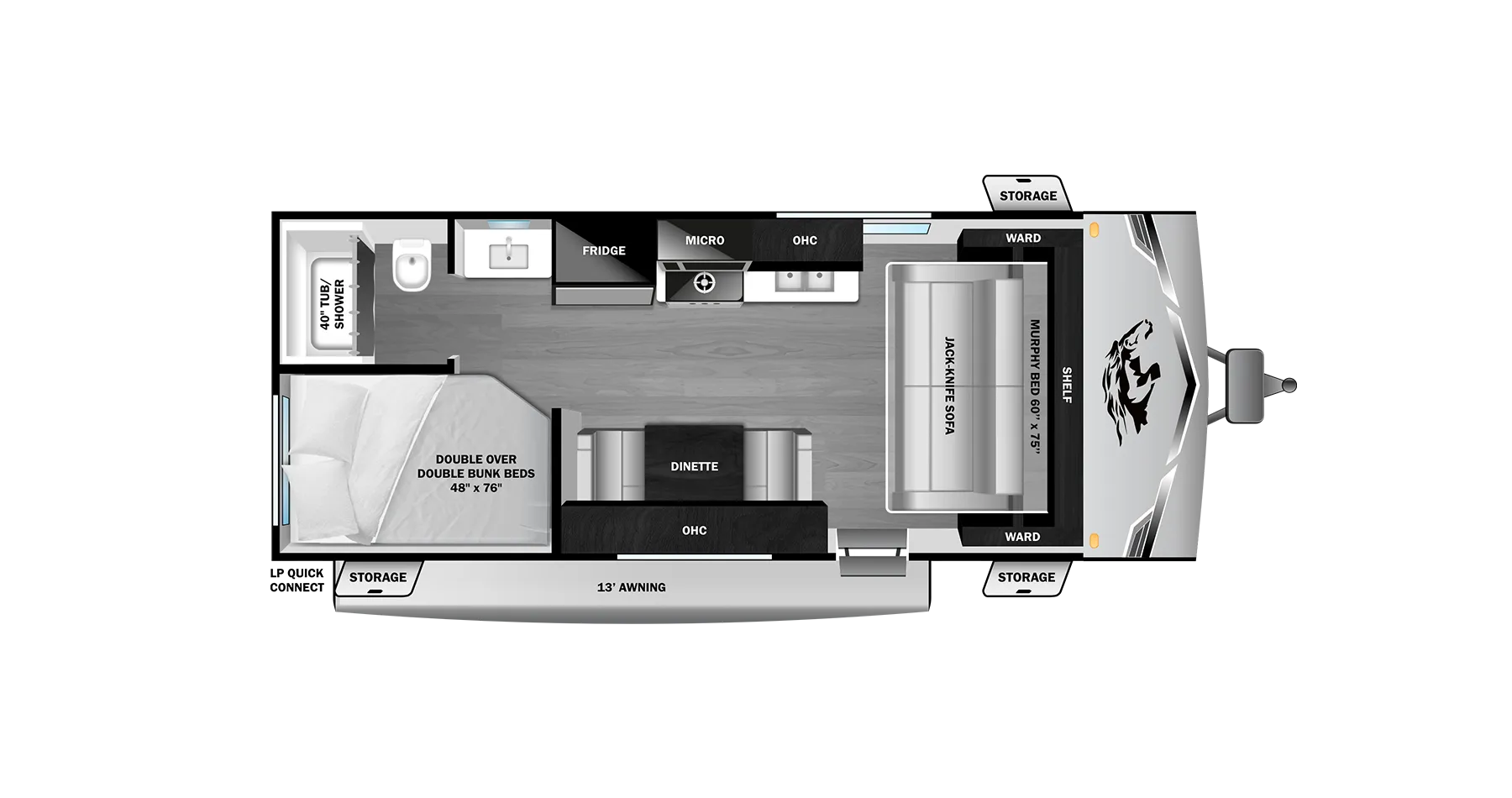 2026 Open Range COLT 20DB - Floor plan