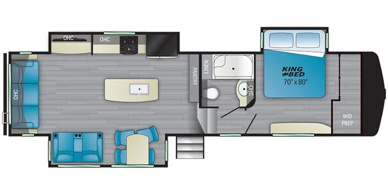 Heartland Bighorn Traveler BHTR 32 RS floor plan