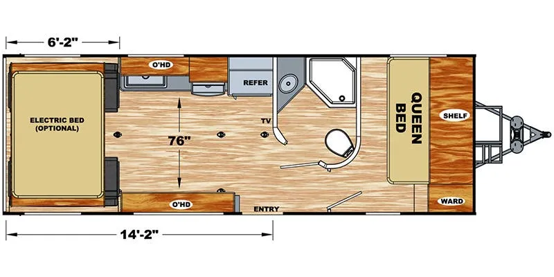 Eclipse Stellar 21FS-LE floor plan