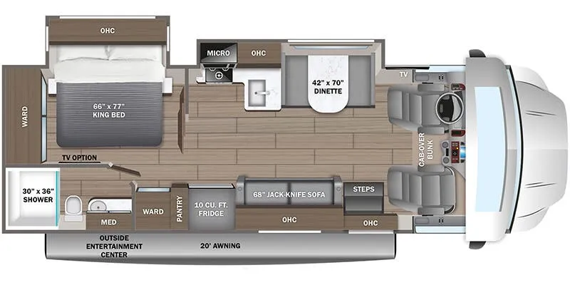 2025 Jayco Greyhawk XL 32U - Floor plan